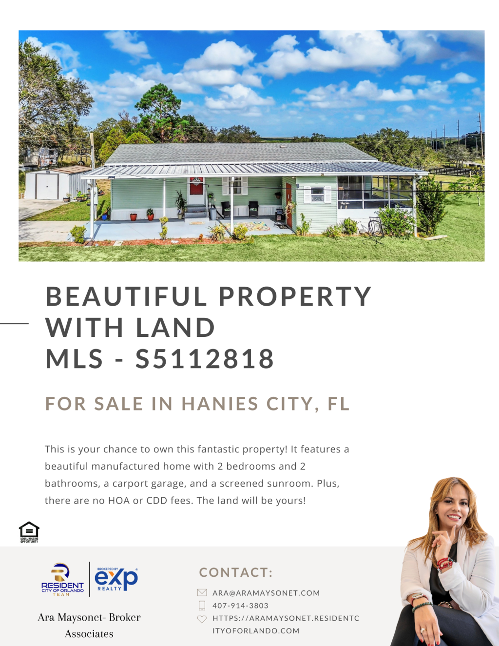 Explore This Beautifully Renovated Mobile Home at 5889 Lee Rd, Haines City